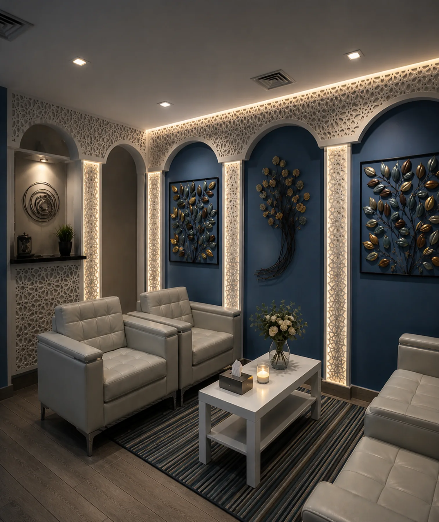 Hide Park Spa bath waiting area