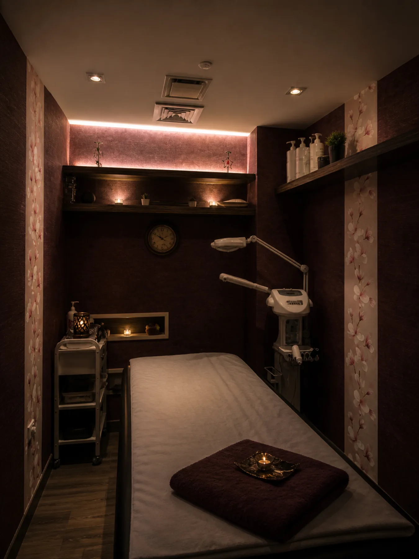 Facial care room at Hide Park Spa Abu Dhabi